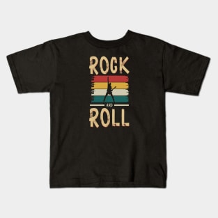 Rock & Roll Revolution: Vintage Vibes Unleashed Kids T-Shirt